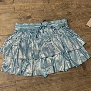 Day + Moon Blue Sparkly Skort